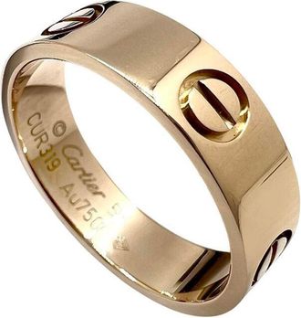 Cartier Love Pink Gold Pink Gold (18K) Band Ring (Pre-Owned)