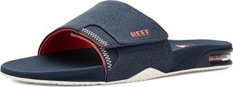 Reef Fanning Slide Mens Shoes Navy/Orange/White : 11 D - Medium, Synthetic