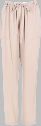 Vince Relaxed-Fit Pants with Drawstring Waist and Pleated Hem