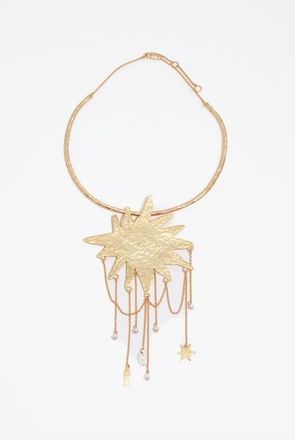 Bimba & Lola Sun And Moon Necklace in Gold at Nordstrom