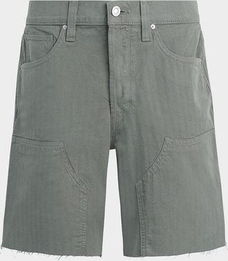Hudson Men & apos;s Cotton Herringbone Carpenter Shorts