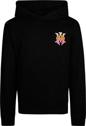 Amiri Cotton Hoodie with Gradient Logo Detailing