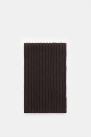 Braun Hamburg Men - Cashmere scarf dark brown