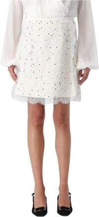 Giambattista Valli Rokken, Dames, Beige, S, A-Line Mini Rok