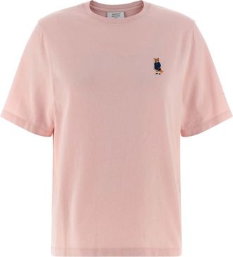Maison Kitsuné Dames, Tops, Roze, Maat: XS Katoen