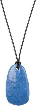 Kenneth Jay Lane Blue Ceramic Pendant Necklace at Nordstrom Rack