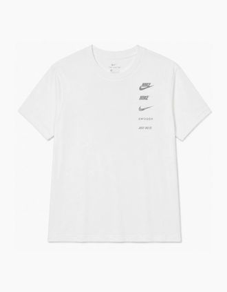 Nike Mens Nike Mens Standard Issue Sportswear T Shirt in White - Size: 42