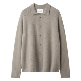 Soft Goat C&aacute;rdigan cepillado - Knitwear - Hombre - Gris - S
