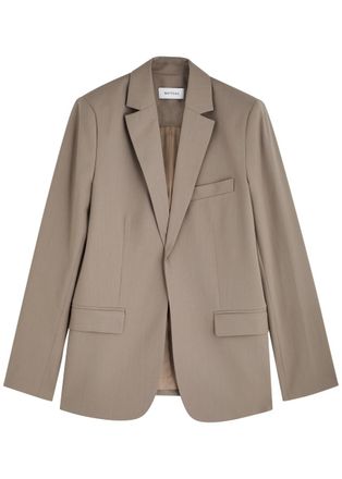 Matteau Wool-blend Blazer - Taupe - 4 (UK4 / Xxs)