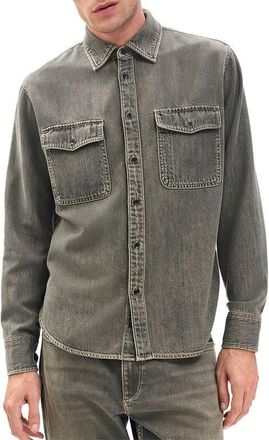 Rag & Bone Jack Denim Shirt in Gryol at Nordstrom, Size Large