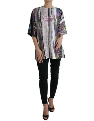 Dolce & Gabbana Oversized Graphic T-shirt Korte Mouwen