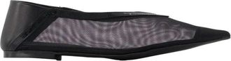Anine Bing Aneka Mesh Ballet Flats - Dames - Ballerinas - Zwart - 37 EU - Schoenen
