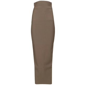Rick Owens Dames, Rokken, Bruin, Maat: L Wol