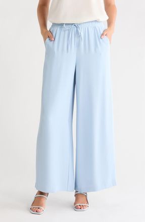 Nanette Lepore Wide Leg Pull-On Pants in Blue Aura at Nordstrom Rack, Size X-Large
