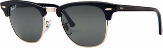 Ray-Ban Mens 0Rb3016 Polarized Sunglasses In Black Grey Green