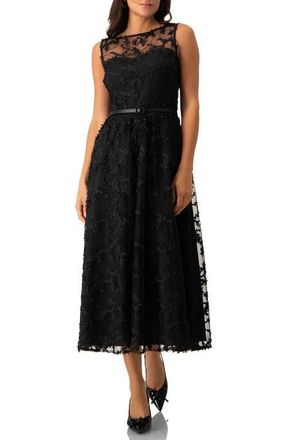 Ivonne Sleeveless Textured Maxi Dress in Black at Nordstrom, Size 6