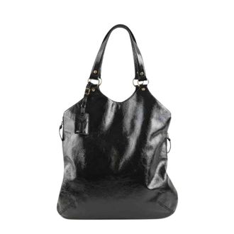 Saint Laurent Pre-owned Handbags, female, Black, Size: ONE SIZE Pre-owned Tribute Tote