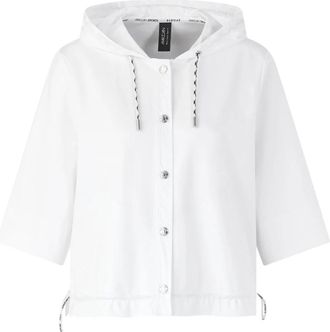 Marc Cain Light Jassen - Dames - Zomerjassen - Wit - M - Katoen - Jassen