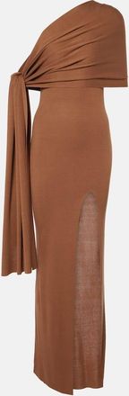 Aya Muse Abito lungo Hale in misto seta