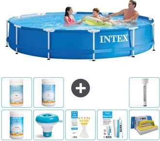 Intex Piscina Con Estructura Redonda - 366x76 Cm - 7-piezas S43221