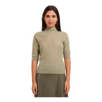 HUGO BOSS Coltrui - Dames - Coltruien - Groen - S - Truien & Vesten