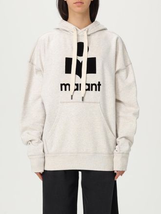 Isabel Marant Felpa con cappuccio in misto cotone con logo Isabel Marant Etoile