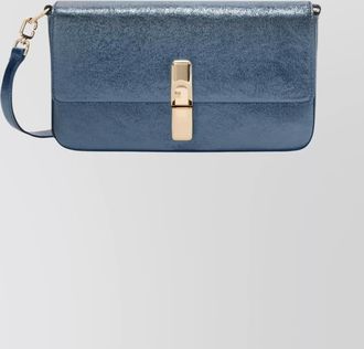 Furla textured cross-body bag gold-tone hardware