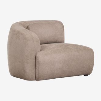 Sklum M&oacute;dulo Esquinero Izquierdo Para Sof&aacute; Modular En Chenilla Coquette Sklum