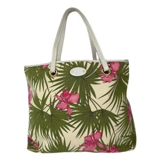 Celine Pre-owned Tote Bags, female, Multicolor, Size: ONE SIZE Pre-owned Vintage Canvas Tote Bag