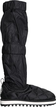 Dolce & Gabbana Mens Quilted Nylon Boots Modelblack - Black Textile - Size EU 44
