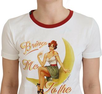 Dolce & Gabbana Pinup Girl Maan Graphic T-shirt