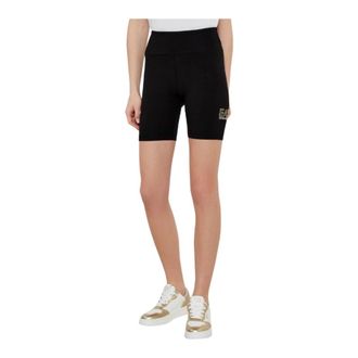 Emporio Armani Short Shorts - Dames - Bermuda - Zwart - XL - Katoen - Korte Broeken