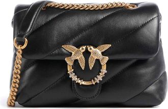 Pinko Mini Love Puff Quilted Leather Shoulder Bag