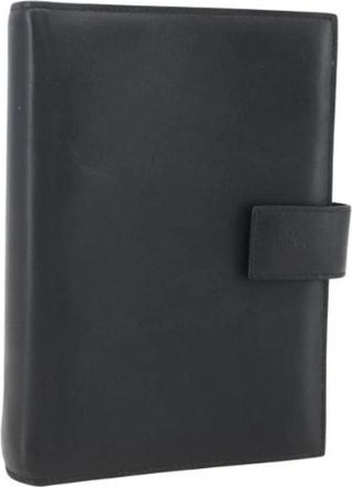 Gucci Pre-owned Accessories, female, Black, Size: ONE SIZE Pre-owned Leather Home-Office
