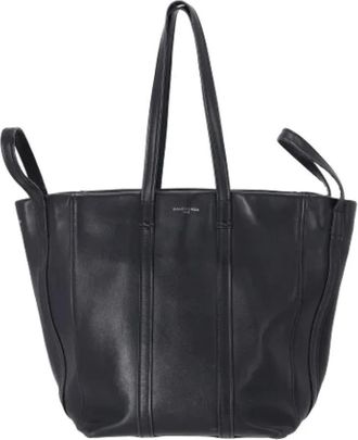 Balenciaga Pre-owned Tote Bags, female, Black, Size: ONE SIZE Pre-owned Leather totes