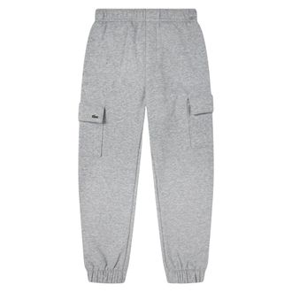 Lacoste Cargo Fleece Joggers - male - Lacoste - Sweatpants - Gray - 4 Y - Kids