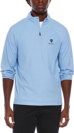 Ben Sherman Solid Pique 1/4-Zip Pullover