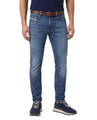 Diesel jeans blauw D-strukt 5-p effen denim