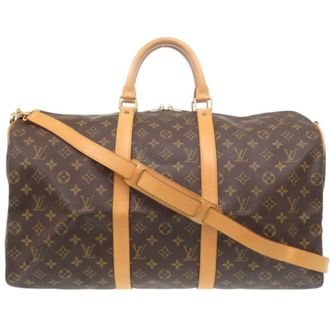 Louis Vuitton Brown Monogram Monogram Boston Bag (Pre-Owned)