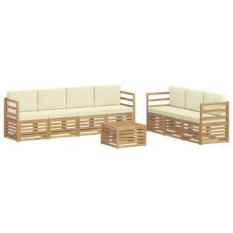 vidaXL Juegos De Sof&aacute;s Madera De Acacia S&oacute;lida Vidaxl