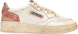 Autry White Lace Up Sneakers