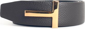 Tom Ford Brown Lear Belt