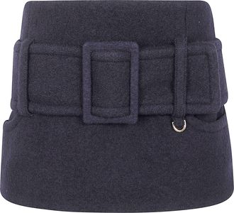 Patou Belted Mini Skirt