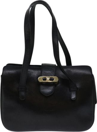 Celine Black Leather Handbag (Pre-Owned)