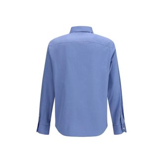 Valentino Mens Blue Cotton Shirt