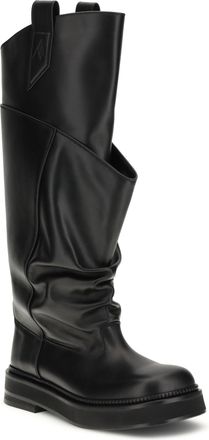 The Attico Womens La Passeggiata Boots 100 Calf Leather Bos Taurus