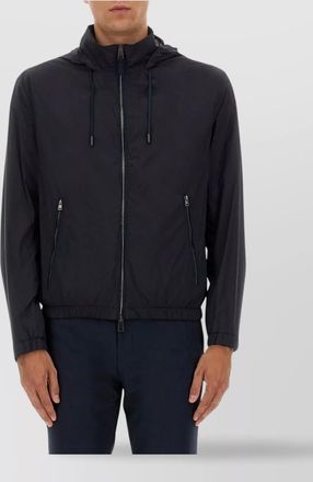HUGO BOSS elasticated cuffs and hooded coat