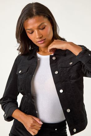 Roman Corduroy Pocket Detail Stretch Jacket