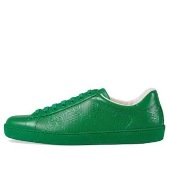 Gucci Ace Series G Printing Sports Shoe Green 625787-1XK10-3727