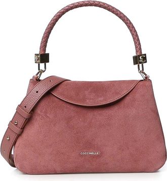 Coccinelle Small Tiggy Bag In Suede And Leather